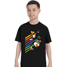 Load image into Gallery viewer, Daily_Deal_Shirts T-Shirts, Youth / XS / Black Pixel Pests