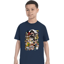 Load image into Gallery viewer, Daily_Deal_Shirts T-Shirts, Youth / XS / Navy Made Of Movies