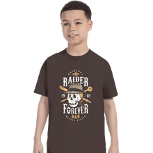 Load image into Gallery viewer, Shirts T-Shirts, Youth / XS / Dark Chocolate Raider Forever
