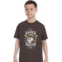 Load image into Gallery viewer, Shirts T-Shirts, Youth / XS / Dark Chocolate Raider Forever