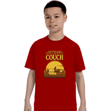 Load image into Gallery viewer, Daily_Deal_Shirts T-Shirts, Youth / XS / Red The Settlers Of The Couch