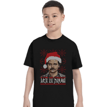 Load image into Gallery viewer, Shirts T-Shirts, Youth / XS / Black Let It Snow
