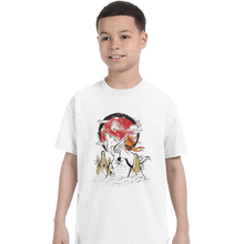Load image into Gallery viewer, Shirts T-Shirts, Youth / XS / White Okami Ink