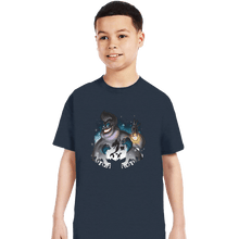 Load image into Gallery viewer, Secret_Shirts T-Shirts, Youth / XS / Dark Heather Sea Villain