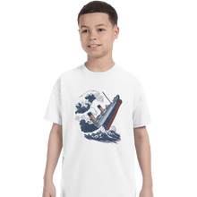 Load image into Gallery viewer, Shirts T-Shirts, Youth / XL / White The Wave Titanic