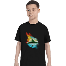 Load image into Gallery viewer, Shirts T-Shirts, Youth / XL / Black Sunset On Koholint