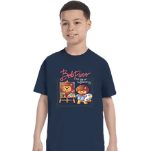 Load image into Gallery viewer, Daily_Deal_Shirts T-Shirts, Youth / XS / Navy Kitty Painter