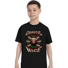 Load image into Gallery viewer, Shirts T-Shirts, Youth / XS / Black Chaotic Nice Christmas
