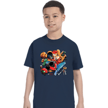 Load image into Gallery viewer, Secret_Shirts T-Shirts, Youth / XS / Navy Suit Repair!