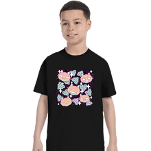 Load image into Gallery viewer, Daily_Deal_Shirts T-Shirts, Youth / XS / Black Pumpkin Cat Garden