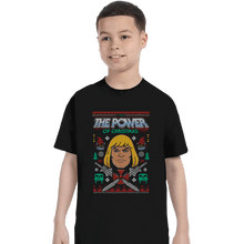 Load image into Gallery viewer, Shirts T-Shirts, Youth / XS / Black The Power Of Christmas