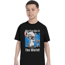 Load image into Gallery viewer, Shirts T-Shirts, Youth / XS / Black Conquer The World
