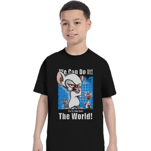 Shirts T-Shirts, Youth / XS / Black Conquer The World