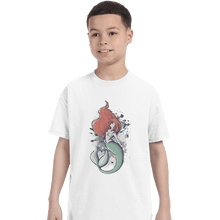 Load image into Gallery viewer, Shirts T-Shirts, Youth / XL / White The Mermaid