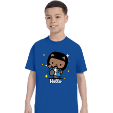Load image into Gallery viewer, Daily_Deal_Shirts T-Shirts, Youth / XS / Royal Blue Hello