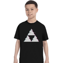 Load image into Gallery viewer, Shirts T-Shirts, Youth / XL / Black Ddjvigo's Glitch Triforce