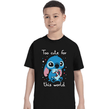 Load image into Gallery viewer, Secret_Shirts T-Shirts, Youth / XS / Black Too Cute