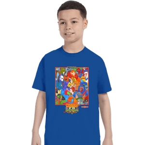 Shirts T-Shirts, Youth / XS / Royal Blue MOTU Arcade