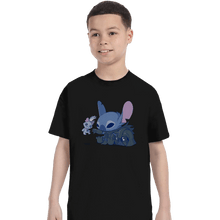 Load image into Gallery viewer, Shirts T-Shirts, Youth / XL / Black Darth Stitch