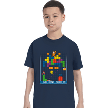 Load image into Gallery viewer, Daily_Deal_Shirts T-Shirts, Youth / XS / Navy Gamer Nostalgia