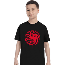 Load image into Gallery viewer, Secret_Shirts T-Shirts, Youth / XS / Black Three Headed Dragon