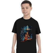Load image into Gallery viewer, Secret_Shirts T-Shirts, Youth / XS / Black Zelda Wars
