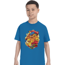 Load image into Gallery viewer, Shirts T-Shirts, Youth / XS / Sapphire The Arcade Family
