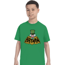 Load image into Gallery viewer, Shirts T-Shirts, Youth / XS / Irish Green Hatman
