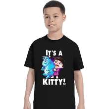 Load image into Gallery viewer, Shirts T-Shirts, Youth / XS / Black It&#39;s a Kitty
