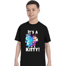Load image into Gallery viewer, Shirts T-Shirts, Youth / XS / Black It's a Kitty