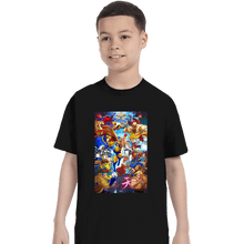 Load image into Gallery viewer, Shirts T-Shirts, Youth / XS / Black X-Men VS Street Fighter
