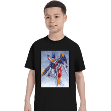 Load image into Gallery viewer, Secret_Shirts T-Shirts, Youth / XS / Black Wing Zero Painting