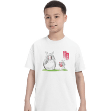 Load image into Gallery viewer, Shirts T-Shirts, Youth / XS / White Anime Ink