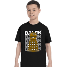 Load image into Gallery viewer, Shirts T-Shirts, Youth / XS / Black Dalek
