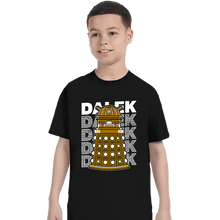 Load image into Gallery viewer, Shirts T-Shirts, Youth / XS / Black Dalek