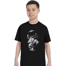 Load image into Gallery viewer, Shirts T-Shirts, Youth / XS / Black Ludwig Van - A Clockwork Orange