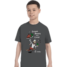 Load image into Gallery viewer, Daily_Deal_Shirts T-Shirts, Youth / XS / Charcoal Lecter Seuss