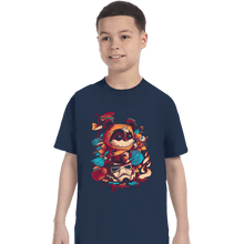 Load image into Gallery viewer, Secret_Shirts T-Shirts, Youth / XS / Navy Snack Time!!