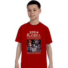 Load image into Gallery viewer, Daily_Deal_Shirts T-Shirts, Youth / XS / Red RPG & Chill
