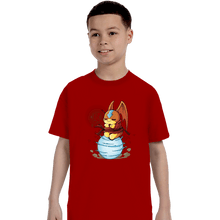 Load image into Gallery viewer, Daily_Deal_Shirts T-Shirts, Youth / XS / Red Digi Air Bending