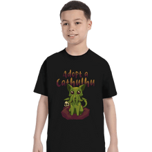 Load image into Gallery viewer, Shirts T-Shirts, Youth / XL / Black Adopt A Cathulhu