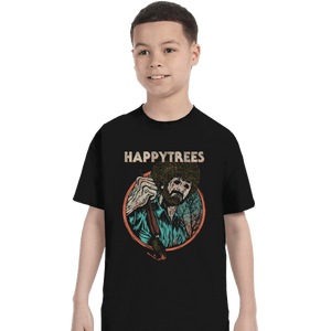 Daily_Deal_Shirts T-Shirts, Youth / XS / Black Happytrees