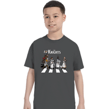 Load image into Gallery viewer, Daily_Deal_Shirts T-Shirts, Youth / XS / Charcoal The Knights Road
