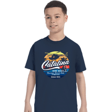 Load image into Gallery viewer, Shirts T-Shirts, Youth / XS / Navy Catalina Wine Mixer