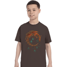 Load image into Gallery viewer, Daily_Deal_Shirts T-Shirts, Youth / XS / Dark Chocolate Draconic Dice Keeper
