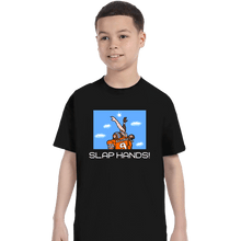 Load image into Gallery viewer, Daily_Deal_Shirts T-Shirts, Youth / XS / Black Slap Hands!