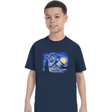 Load image into Gallery viewer, Daily_Deal_Shirts T-Shirts, Youth / XS / Navy Starry Night