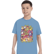 Load image into Gallery viewer, Daily_Deal_Shirts T-Shirts, Youth / XS / Powder Blue Meowdrigals Family