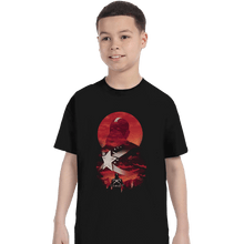 Load image into Gallery viewer, Shirts T-Shirts, Youth / XL / Black Red Guardian Sun