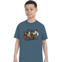 Load image into Gallery viewer, Shirts T-Shirts, Youth / XS / Indigo Blue Family Photo, But Not You Guillermo